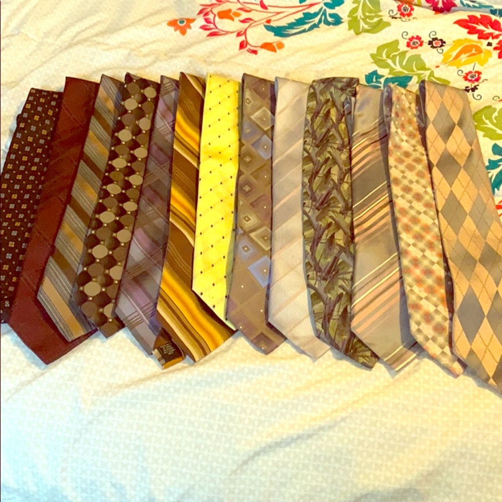 Designer ties 3/$15.00